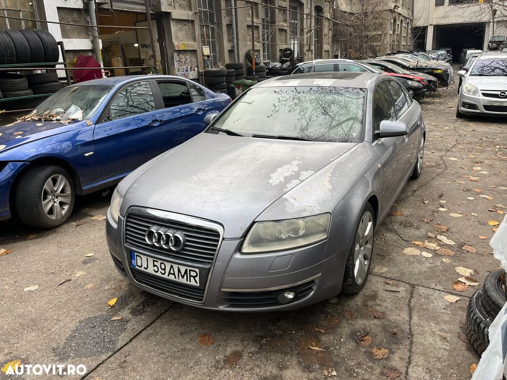 Dezmembrez Audi A6 C6 4F sedan 3.0 TDI BMK 2006 LY7H gri automat - 3