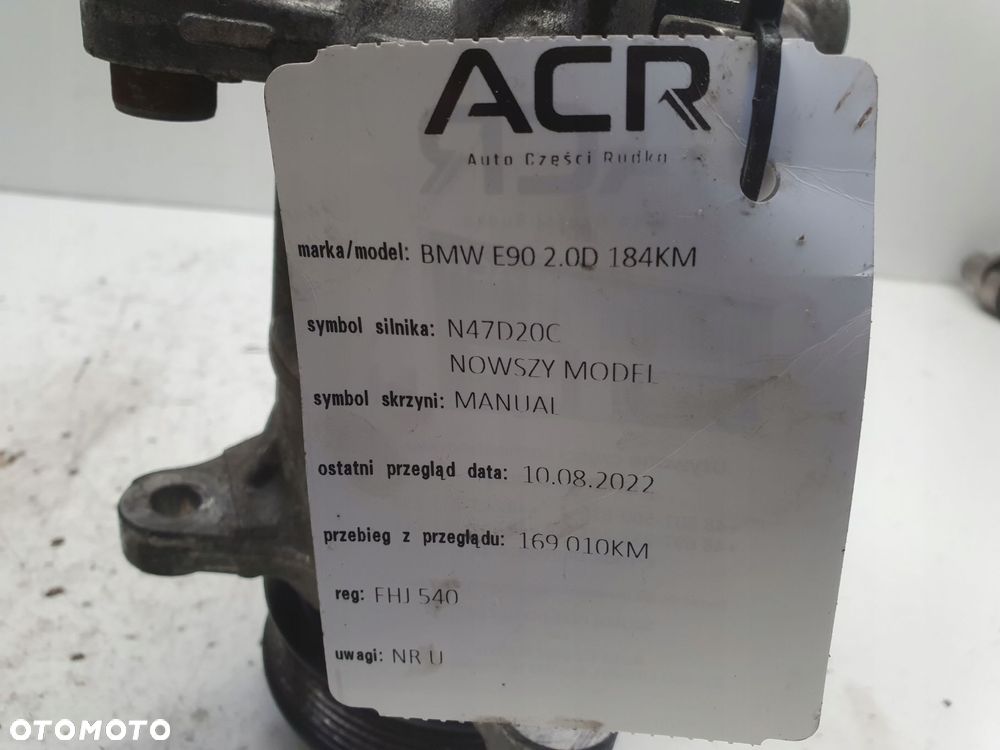 SPRĘŻARKA KLIMATYZACJI BMW E90 E91 2.0 D _ pompa 9223694 - 9