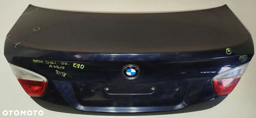klapa bagażnika tylna BMW 3 E90 05-12 A35/5 - 3