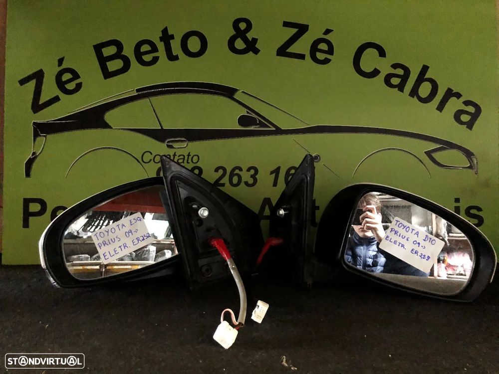 TOYOTA PRIUS ESPELHO RETROVISOR DIREITO ESQUERDO - ER252 ER253 - 1