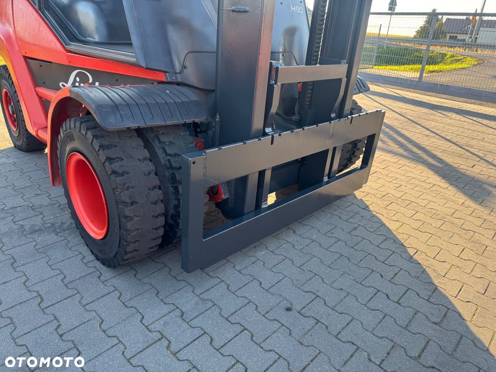 Linde H80T tylko 4700mth niski maszt blizniak 4 sekcje h70 h60 - 5