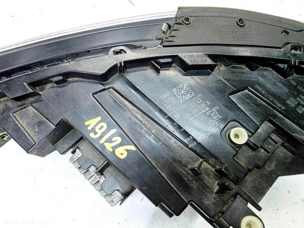 REFLEKTOR LAMPA PRAWY PRZÓD MATRIX AUDI Q4 E-TRON 89A941036A 19/26 - 9