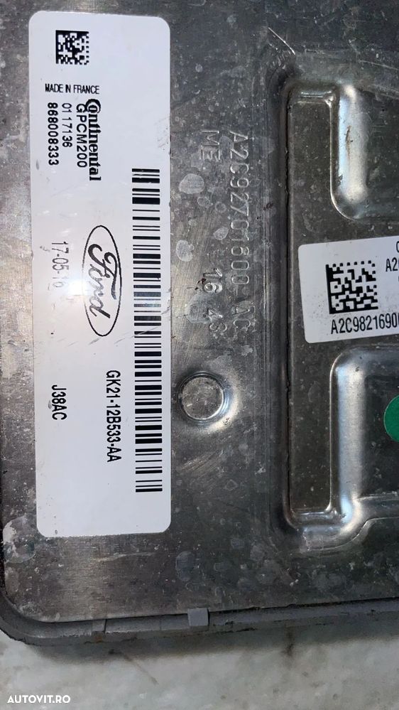 Releu bujii Ford Transit Custom 2017 cod GK2112B533AA - 2