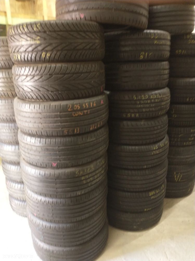 letnie opony używane 14 15 16 17" pakiet Legnica hurt 205/55R16 205/60R16 195/65R15 185/65R15 - 4