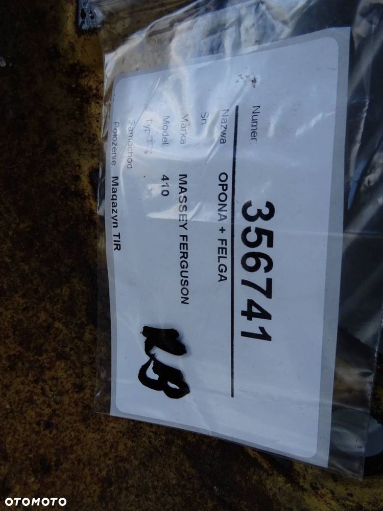 OPONA + FELGA  MASSEY FERGUSON 410 - 6