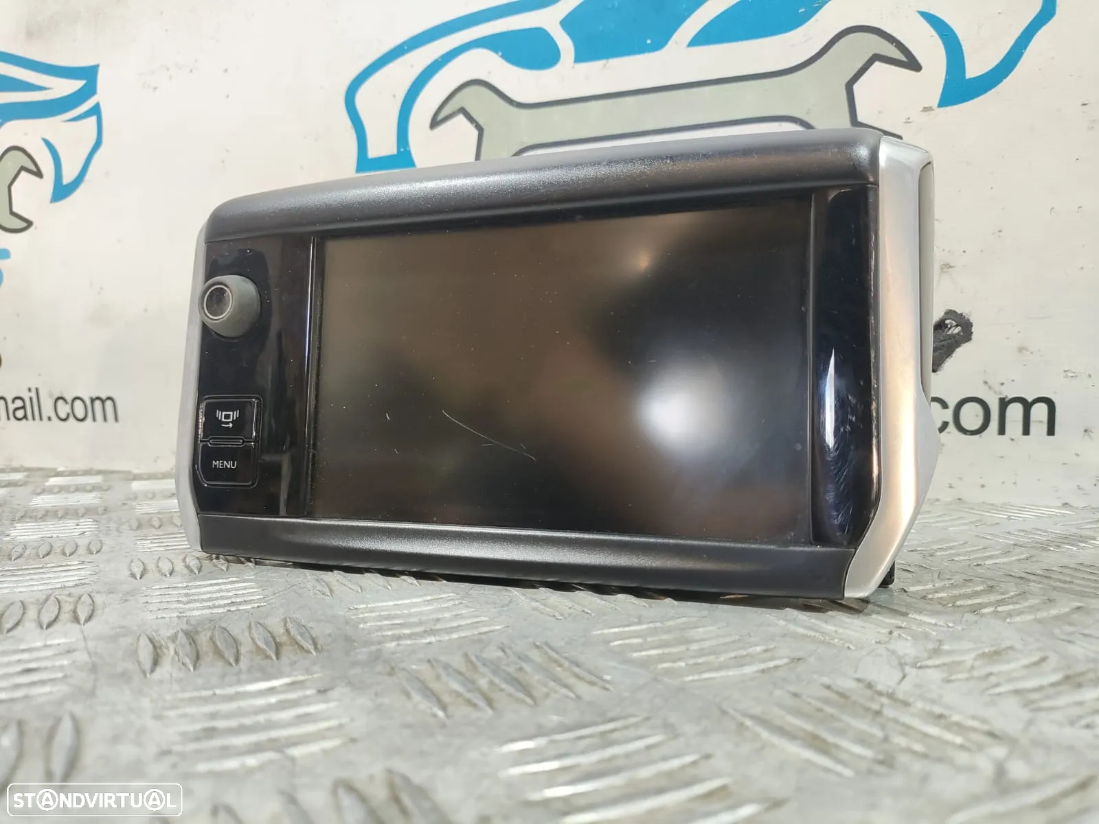 Display Ecrã GPS Computador de Bordo Original Peugeot 208 1 I - 2