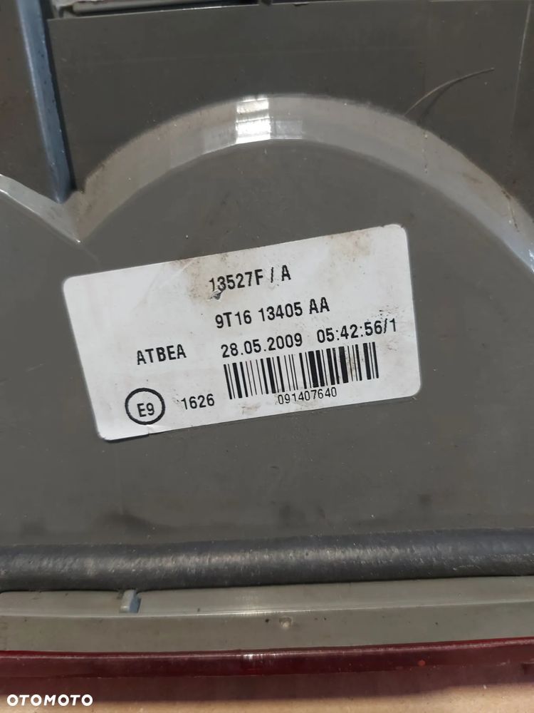 Lampa lewa tylna lewy tył Ford Transit Connect '09r 9T1613405AA - 6