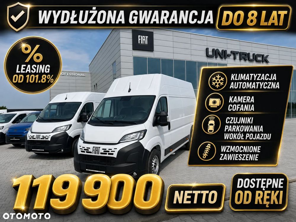 Fiat Ducato L4H3  Bogate wyposażenie! Kamera cofania, Wydłużona gwarancja do 8lat - 2
