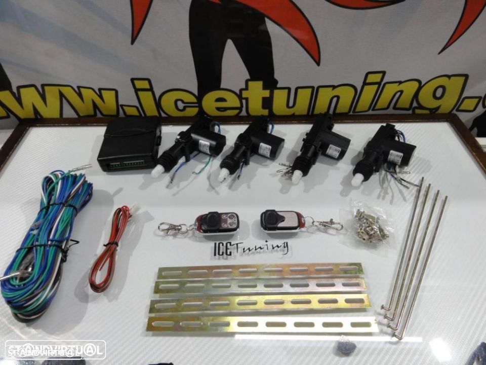 Kit Fecho Central Universal + Pistolas + 2 Comandos - 1