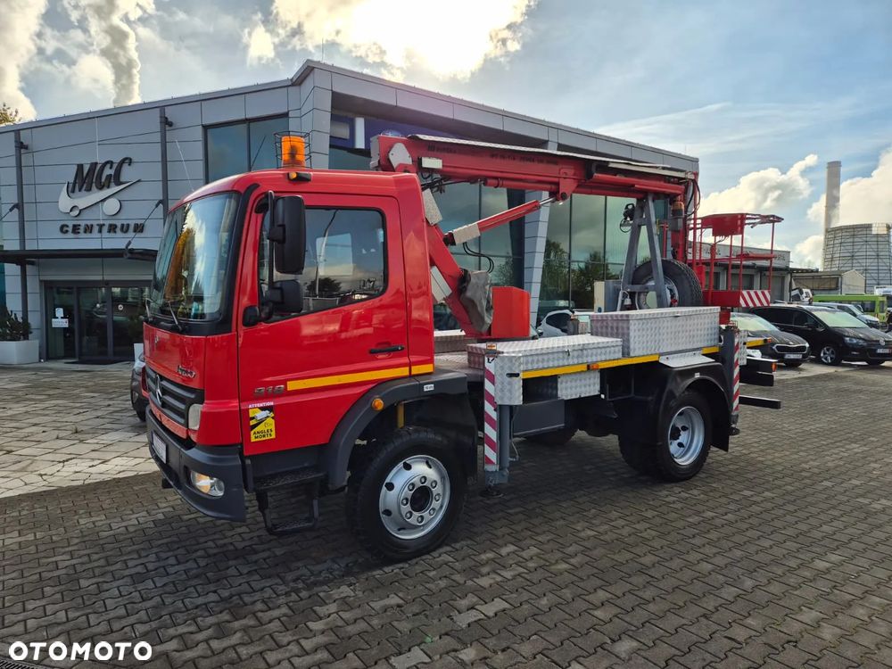 Mercedes-Benz Atego 918 / 4X4 / ZWYŻKA / MAX 18M / 200KG ŁADOWNOŚĆ / STAN BARDZO DOBRY / SERWISOWANY / BEZWYPADKOWY / NISKI PRZEBIEG! - 13