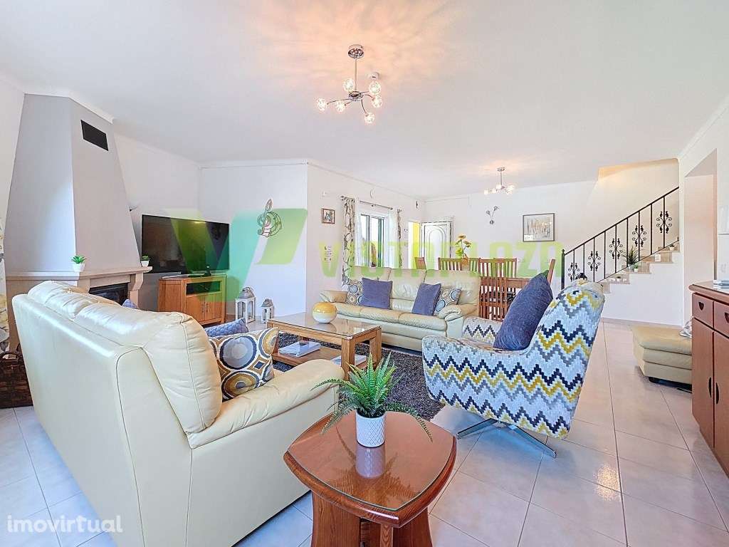 Villa Geminada de Ponta com Vista Mar Perto de Carvoeiro com Jardim... - Grande imagem: 2/34