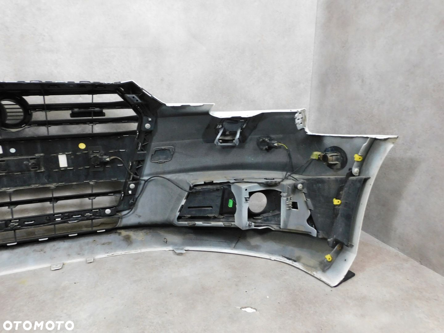 AUDI A4 B9 8W ZDERZAK PRZÓD PRZEDNI ZWYKŁY KOMPLETNY 6XPDC BIAŁY - 15