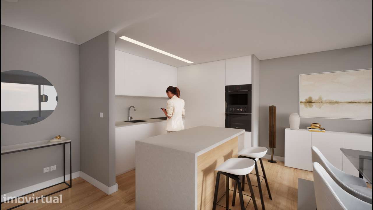 Apartamento T1 em venda na Herdade Real de Santiago - Grande imagem: 3/13
