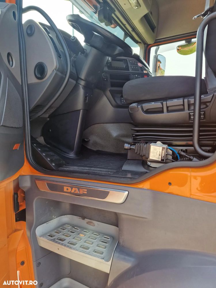 DAF XF 480, 2020, 544.645km, KIT BASCULARE, 28.900 EUR+Tva, Cutie automata+RETARDER 6 trepte, Aer conditionat stationare, anv 70% ok, rezervor 600l, Carte Identitate, Statie radio, Parasolar exterior, faruri ceata,posibilitate leasing 4 ani,28900eur+tva - 23