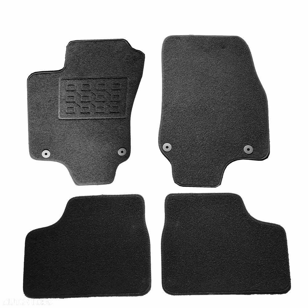 Covorase mocheta Opel Astra G 3-5 Usi 1998-2009, Vectra B 3.1998> 08.2009, Negre, set de 4 Buc.