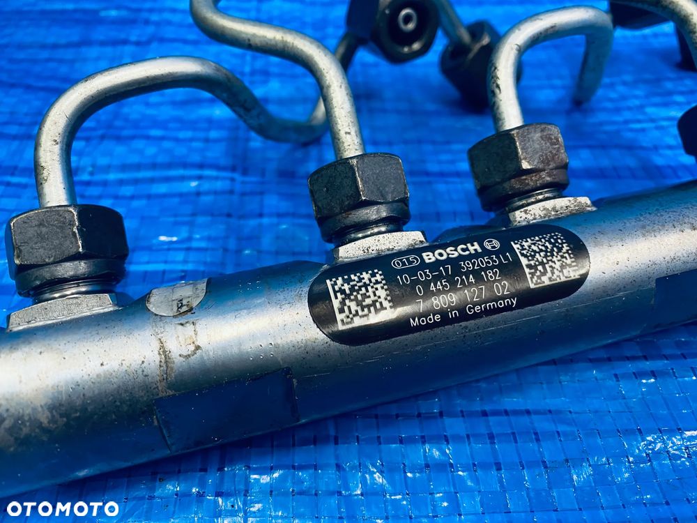 LISTWA WTRYSKOWA CZUJNIKI RURKI BMW E81 E84 E87 E88 E90 E91 2.0D N47 N47D20A ; 0445214182  780912702 ORYGINAŁ - 7