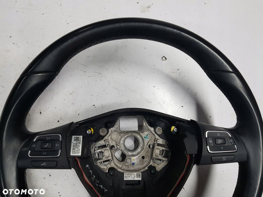 VW PASSAT B7 10-14r PASSAT CC GOLF VI KIEROWNICA SKÓRZANA 3C8419091BE - 3