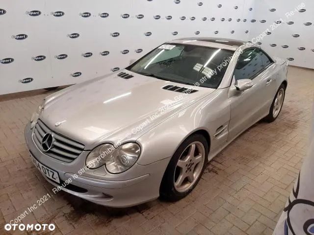 Maska Zderzak Reflektory Błotniki Wzmocnienie Belka Pas Przedni Lampy Mercedes SL500 SL350 R230 - 3