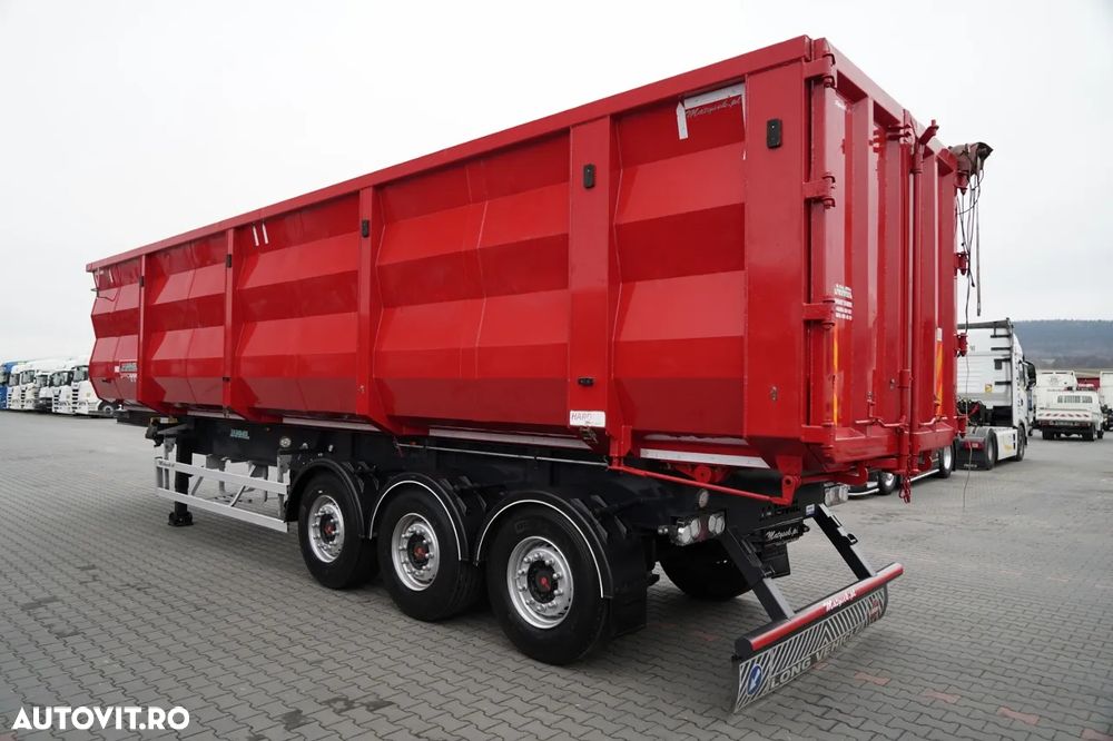 Janmil / BASCĂLĂ DIN OȚEL / 58 m³ / 2021 / HARDOX / AXE SAF / AXĂ RIDICABILĂ / PENTRU DEȘEURI - 5