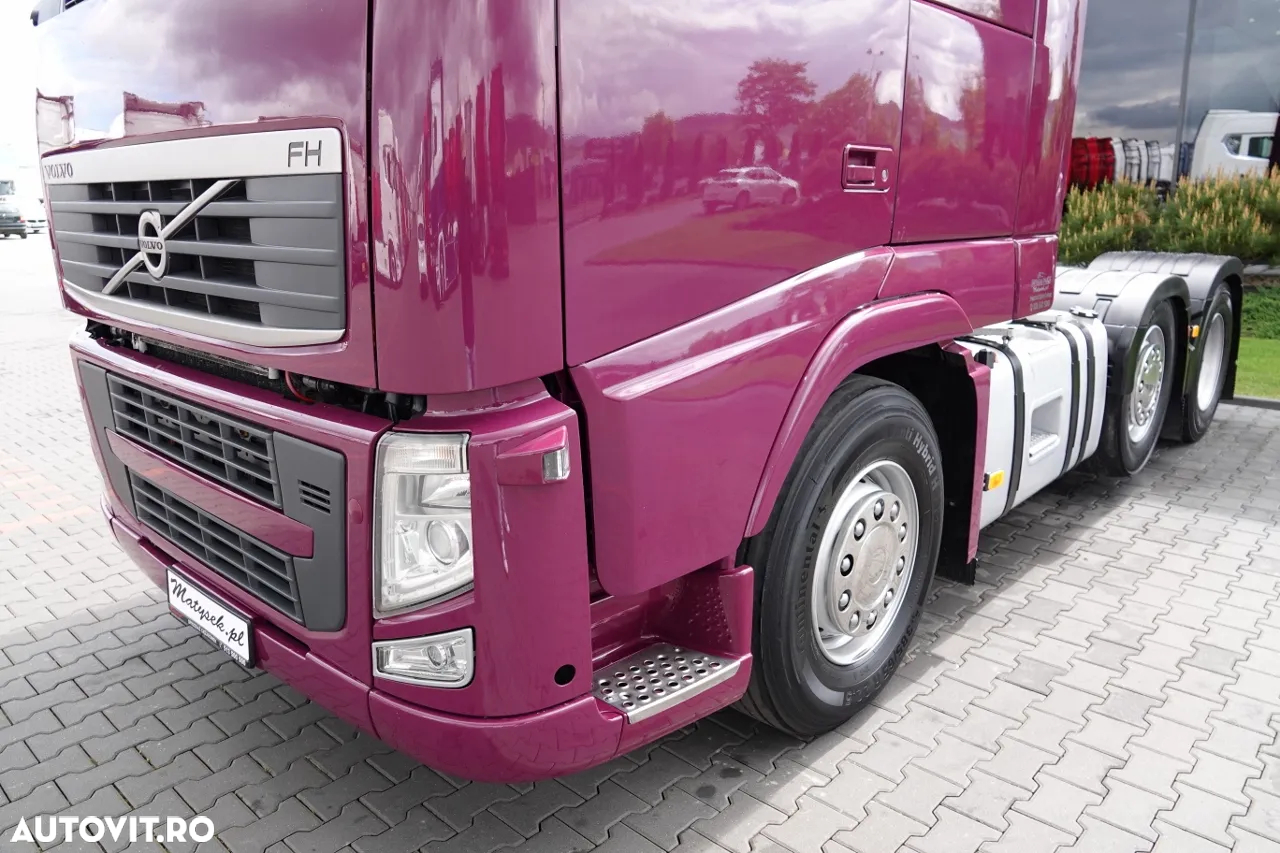 Volvo FH 540 / PUSHER / Tractor cu 3 axe / RETARDER / I-PARK COOL / AXIE LIFTING DIRECȚIE / PIELE / IMPORTAT - 10
