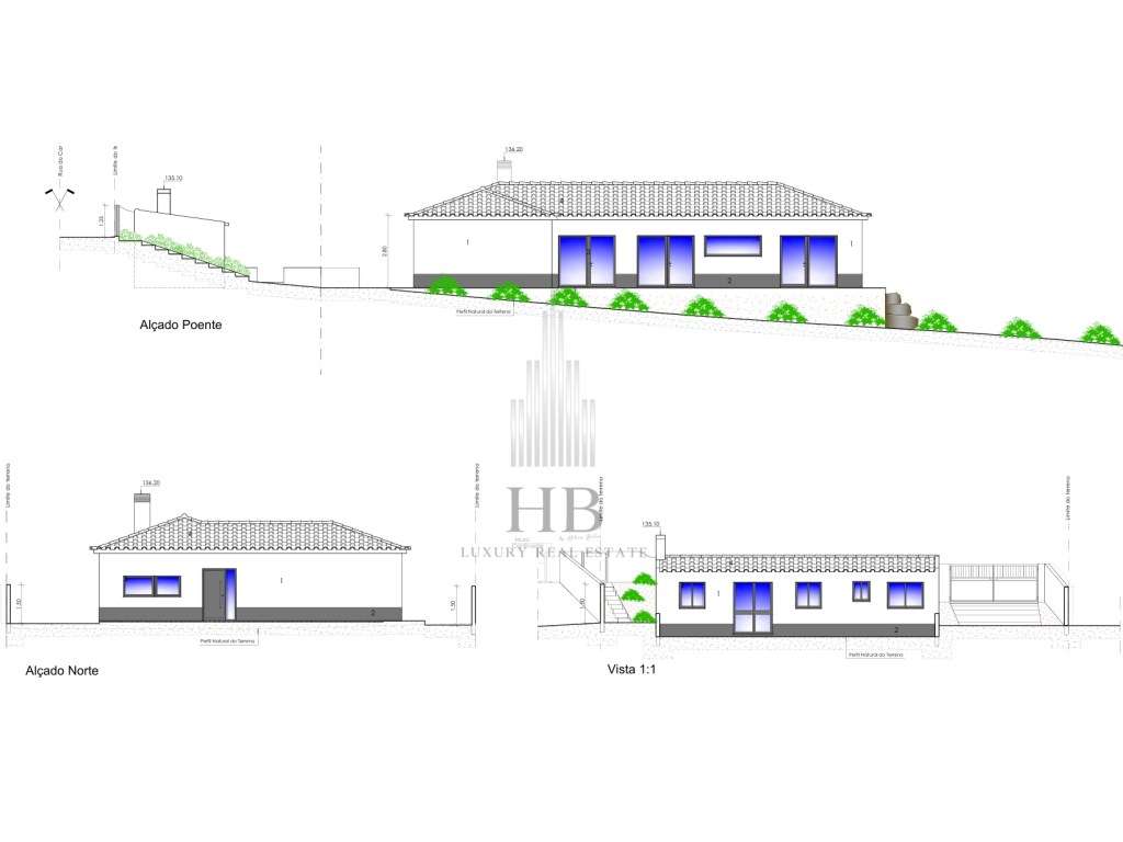 Terreno com Projeto Aprovado Moradia T2+1 Carrascal | Sintra - Grande imagem: 2/6