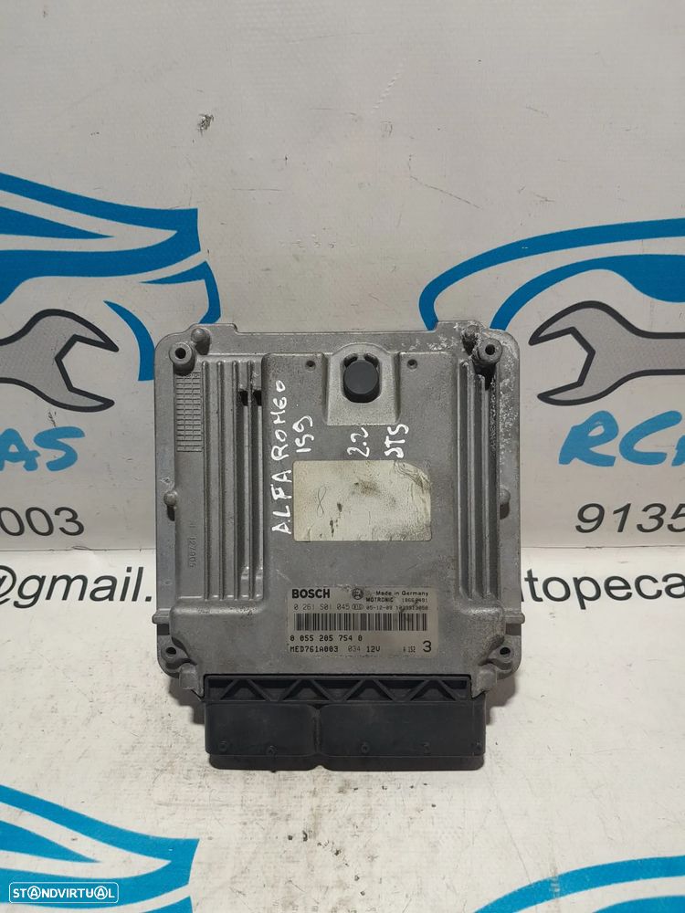 CENTRALINA ECU MOTOR ALFA ROMEO 159 939 LUSSO 2.2 JTS 16V 185CV 939A5000 0261S01045 00552057540 552057540 ALFA BRERA 939 SPIDER - 2