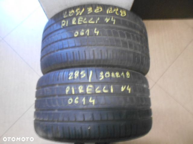 opony 285/30r18 pirelli p zero rosso N4 5.8mm lato para - 1