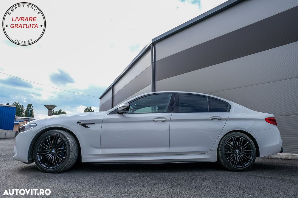 Aripi Laterale BMW 5 Series G30 G31 (2017-) Negru M5 Design- livrare gratuita - 10