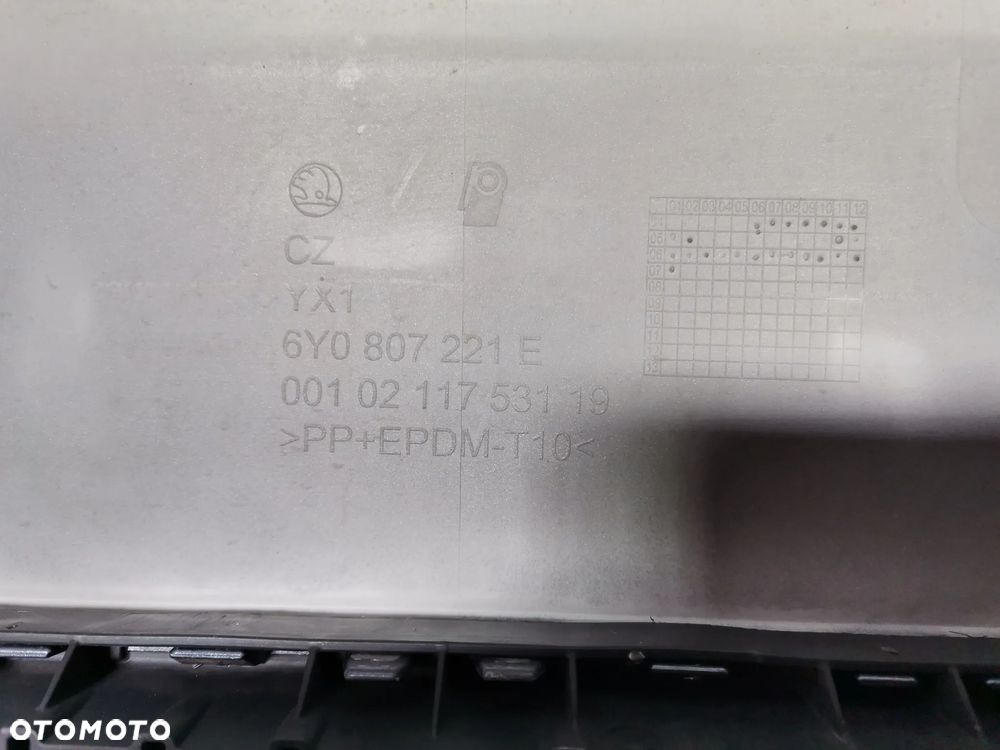 Zderzak Przód Przedni SKODA FABIA I 1 LIFT 6Y0 kod 9153 04-07 Oryginał - 13