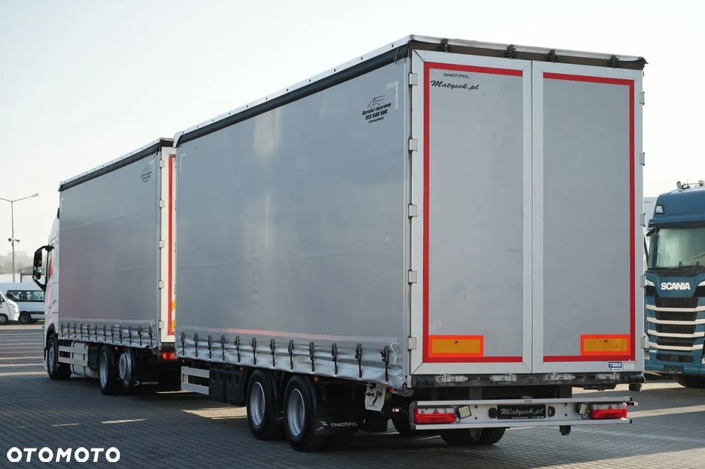 Volvo FH 500 / TANDEM PRZEJAZDOWY 120 M3 / 6X2 / MEGA / OŚ PODNOSZONA / TV / + PRZYCZEPA GNIOTPOL - 4