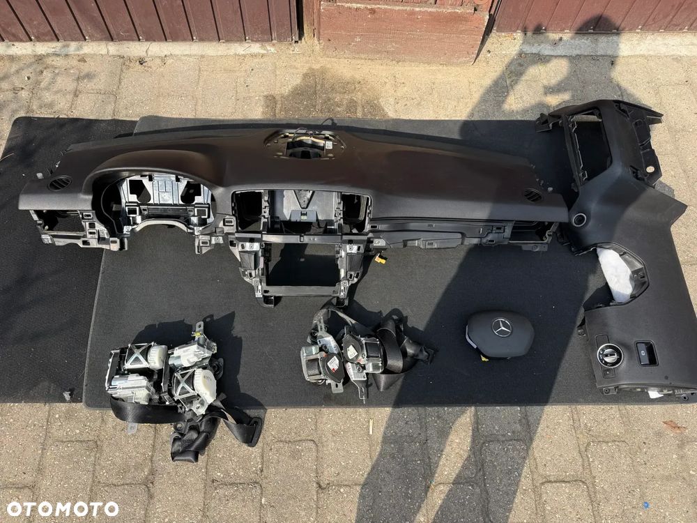 MERCEDES-BENZ ML W166 KONSOLA DESKA ROZDZIELCZA PASY PODUSZKI AIRBAG ORYGINAŁ - 1