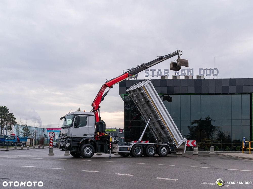 Mercedes-Benz AROCS 3643 8x4 Fassi F235A.2.23 E-dynamic Żuraw Wywrotka - 7