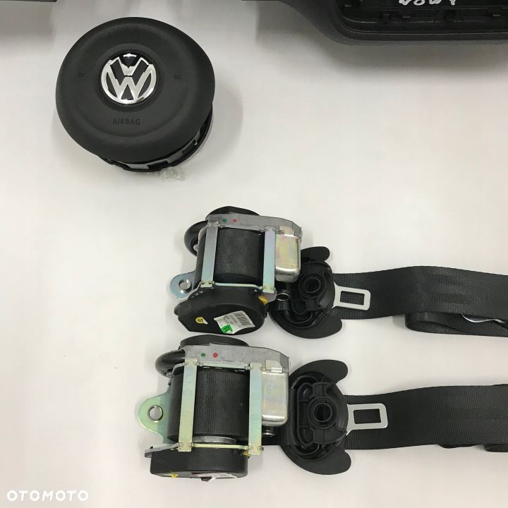 VW UP! UP DESKA ROZDZIELCZA KONSOLA KOKPIT PULPIT PODUSZKI AIRBAG AIR BAG PASY KIT SET - 7