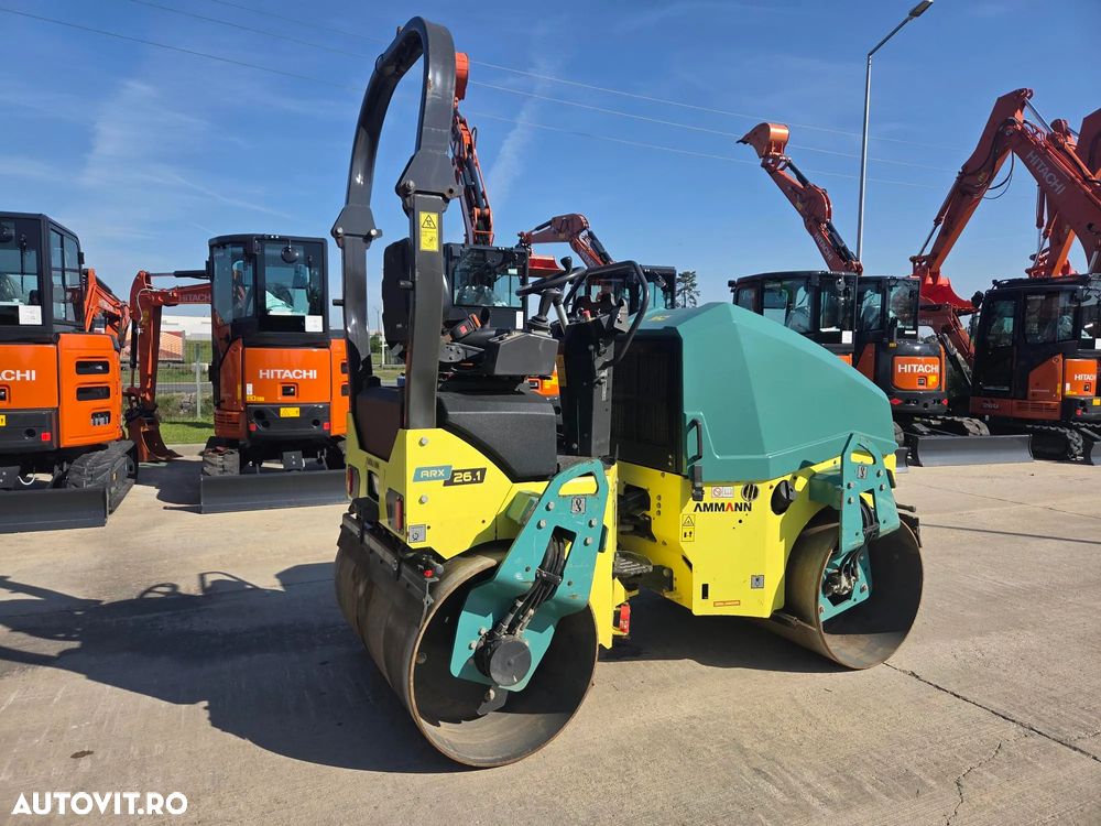 Ammann 2,65tone, latime tambur 1,2m, 2021, 259h, motor Kubota 31CP, lung 2,1m, intoarce in 2,5m, posibilitate leasing 3ani, CA NOU-PROMOTIE 19.900 EUR+Tva - 12
