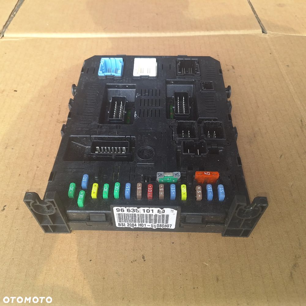 MODUL SKRZYNKA BSI CITROEN C4 PICASSO PEUGEOT 9663510180
