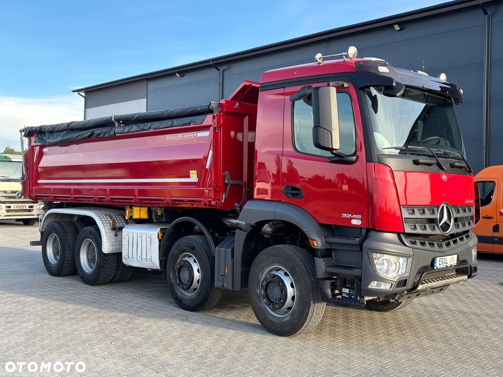 Mercedes-Benz Arocs 3246 Hydroburta Meiller Kipper 8x4 idealny stan - 9