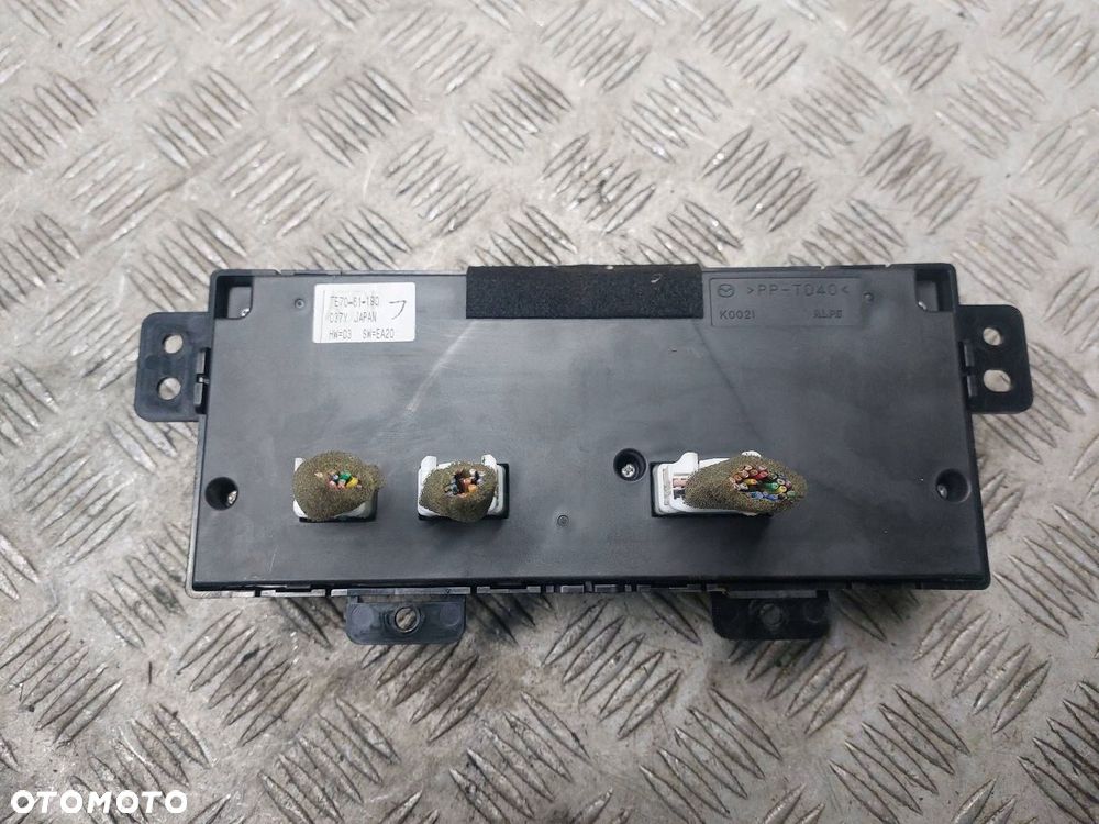 PANEL NAWIEWU + WYŚWIETLACZ MAZDA CX-9 I LIFT TE70-61-190 TD11611J0 - 6