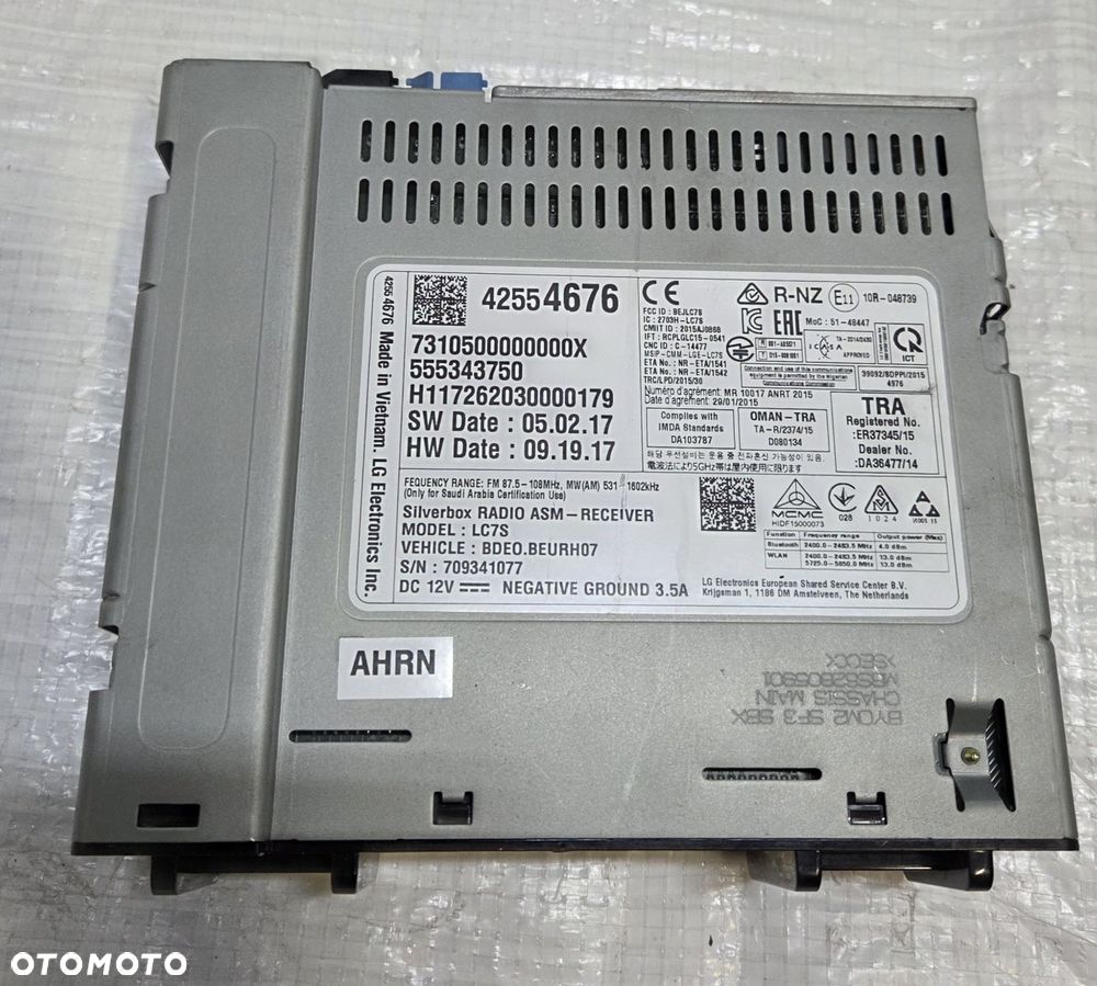 CZYTNIK RADIO NAWIGACJA OPEL  ASTRA K V 555343750 - 1