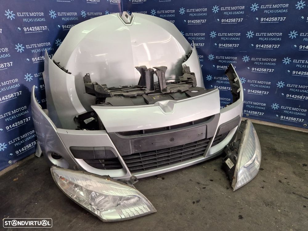 Frente completa usada RENAULT MEGANE III 3 1.5 DCI capot parachoques oticas radiadores guardalamas - 1