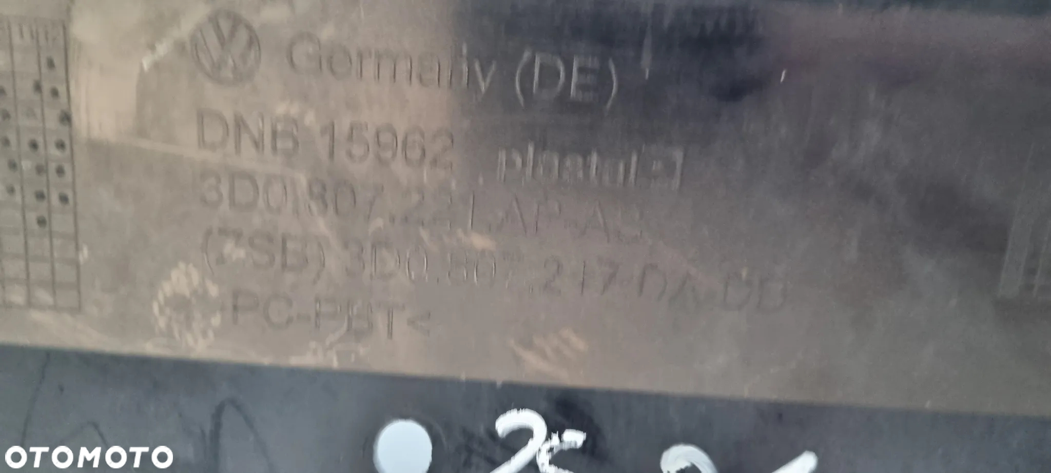 VW Phaeton Lift 2010- zderzak przód oryginał MB053 - 22