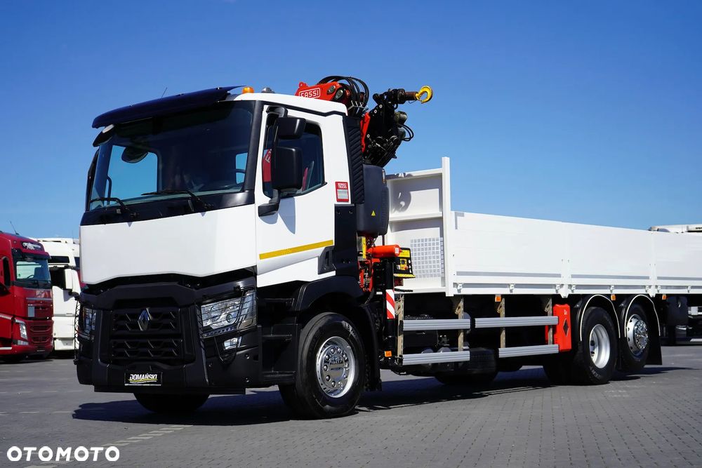 Renault C 430 / 6 X 2 / E 6 / SKRZYNIOWY + HDS / FASSI F 195 / ROTATOR / PILOT / DŁ. 8,05 M - 23