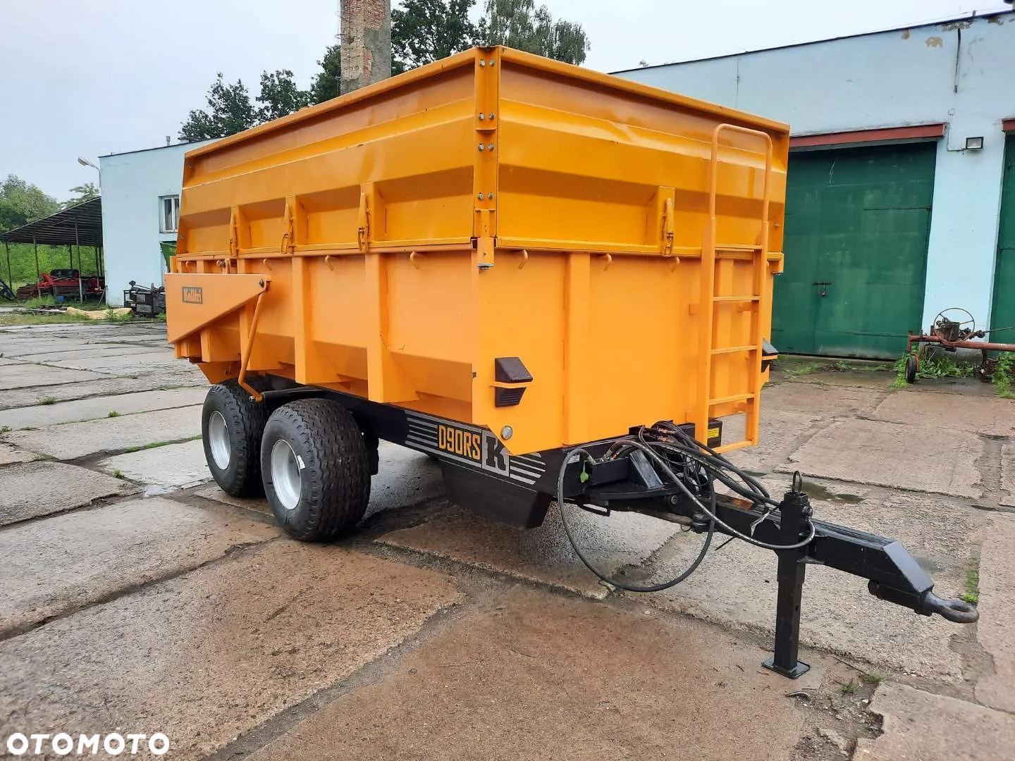 Inny Przyczepa budowlana KELLFRI - 6-9-Ton skorupowa - wywrot do tyłu - 4