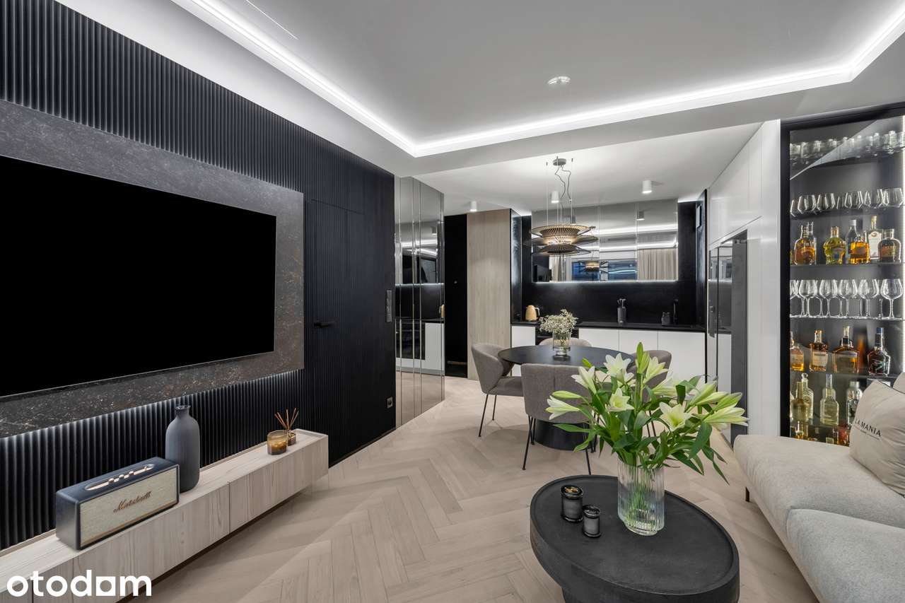 Klimatyzowany apartament w wysokim standardzie | pralnia i garderoba