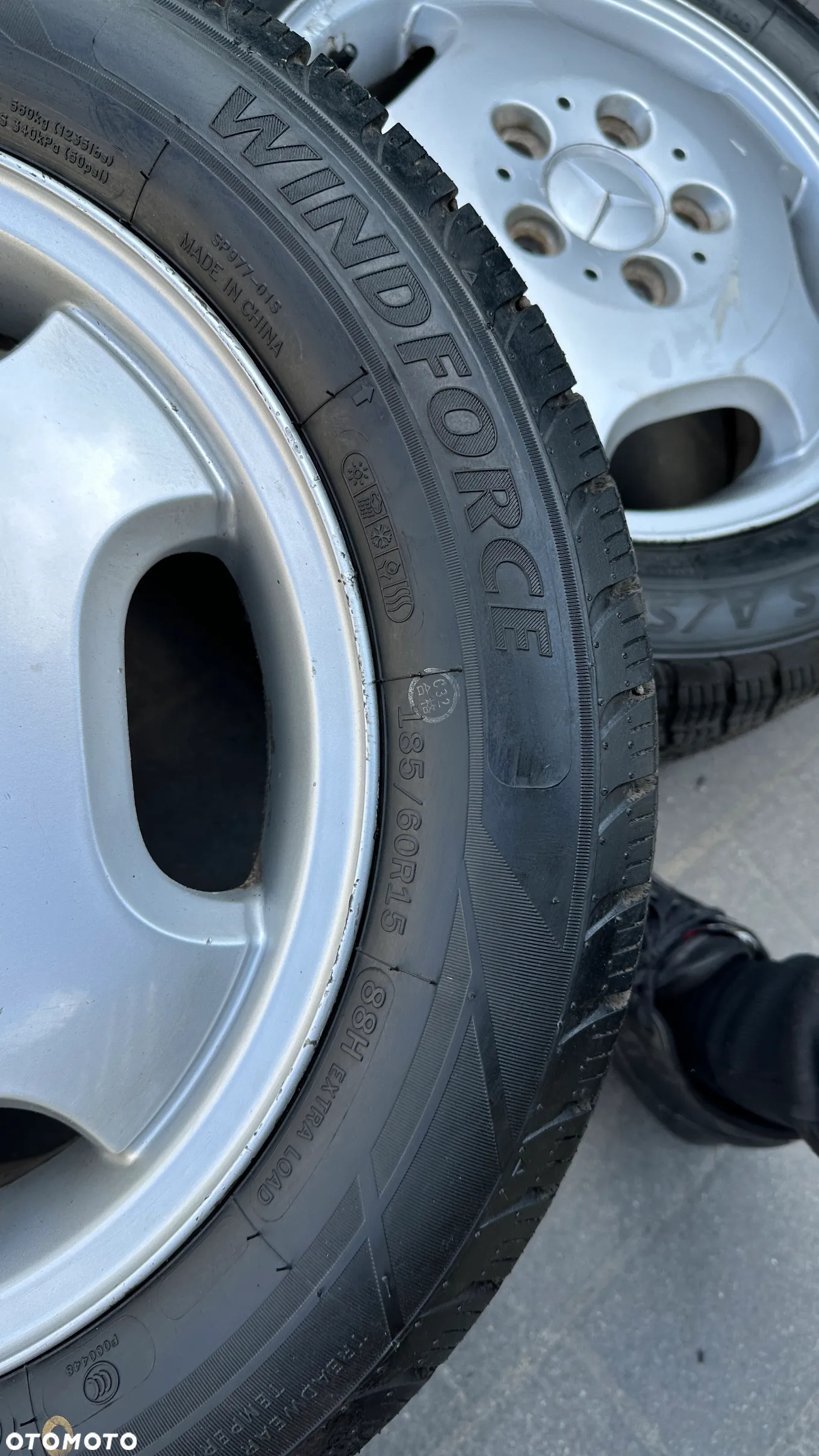 Koła 185/60 Całoroczne 2023 r15 5x112 mercedes felgi alufelgi ET54 - 10