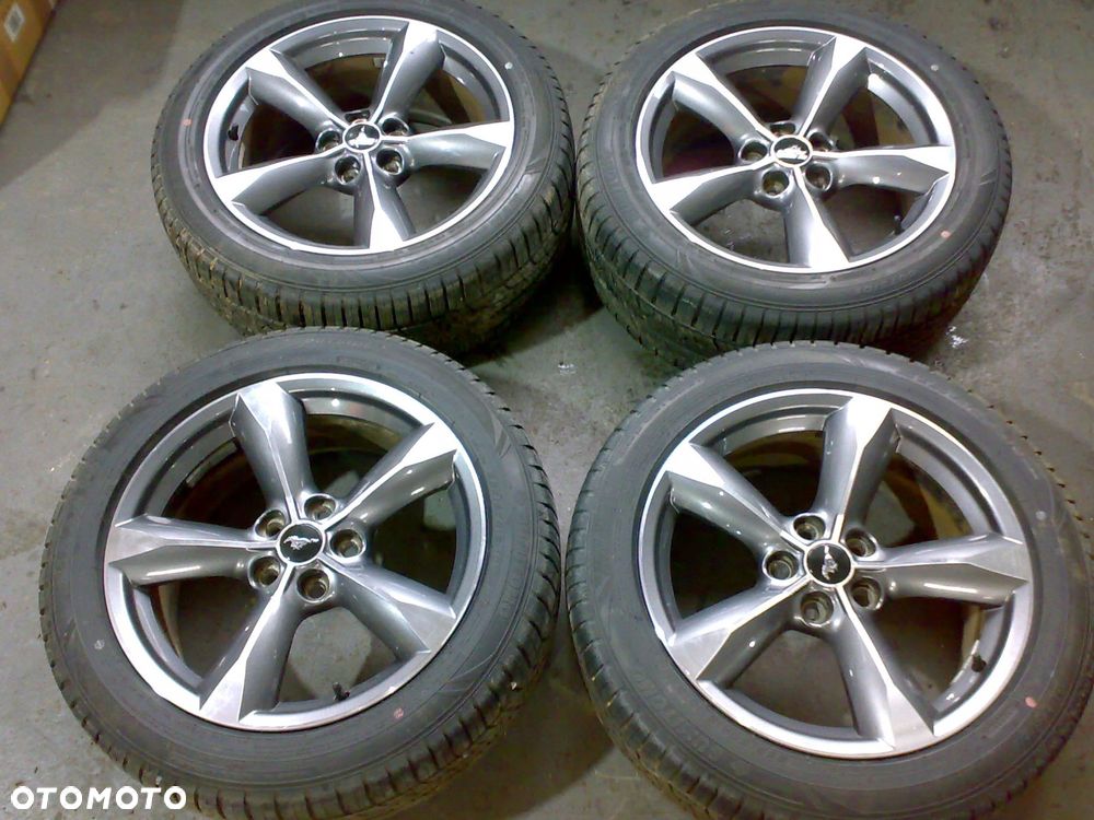 ford mustang mk6 2015 - koła orginał alu felgi opony 18'' 5x114,3 - 1