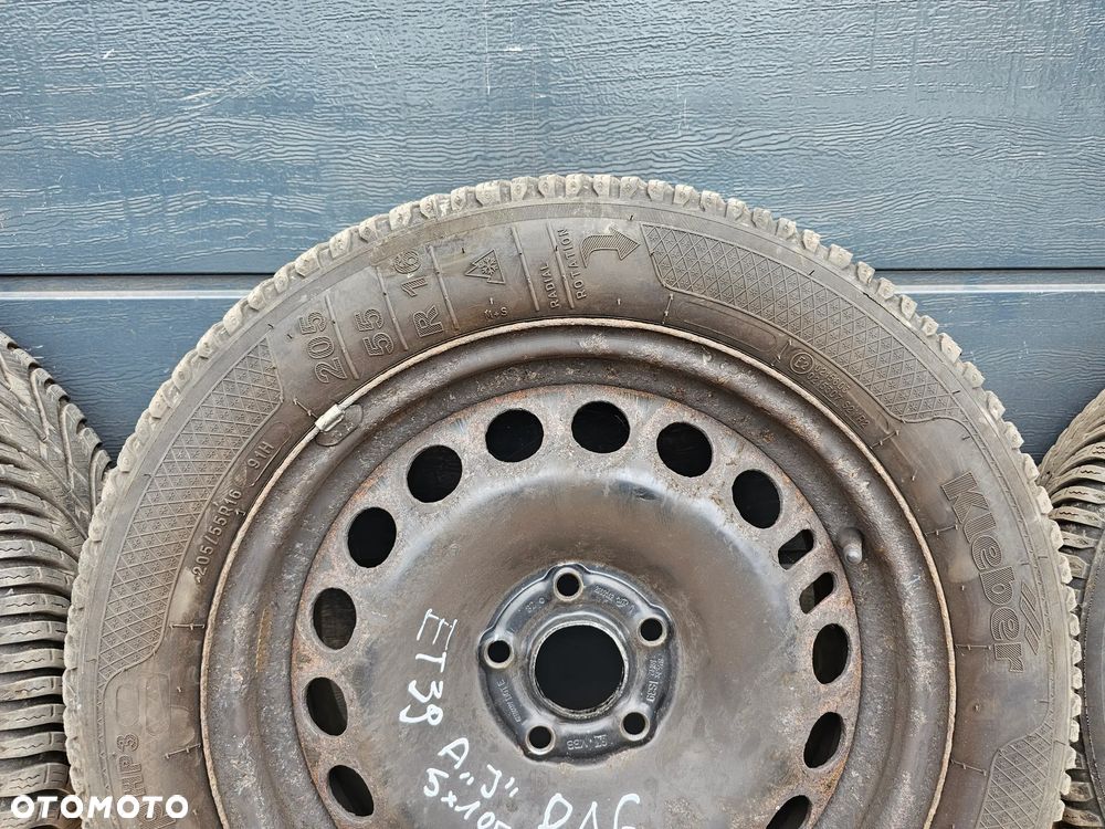 KOŁA FELGI STALOWE OPONY ZIMOWE 205/55 R16 OPEL ASTRA J K MOKKA 5x105 6,5J ET39 - 7