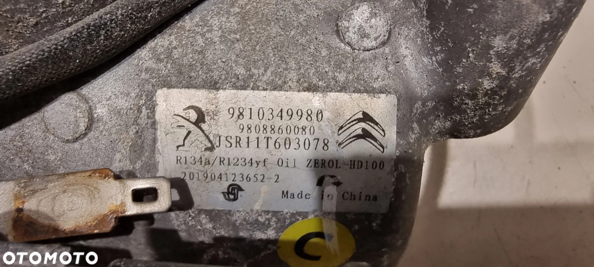 Kompresor klimatyzacji CITROEN C3 III PEUGEOT 208 OPEL CORSA F 1,2 benzyna - 3