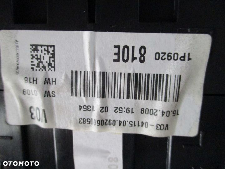 SEAT LEON 09R 1.6 8V LICZNIK 1P0920810E - 3