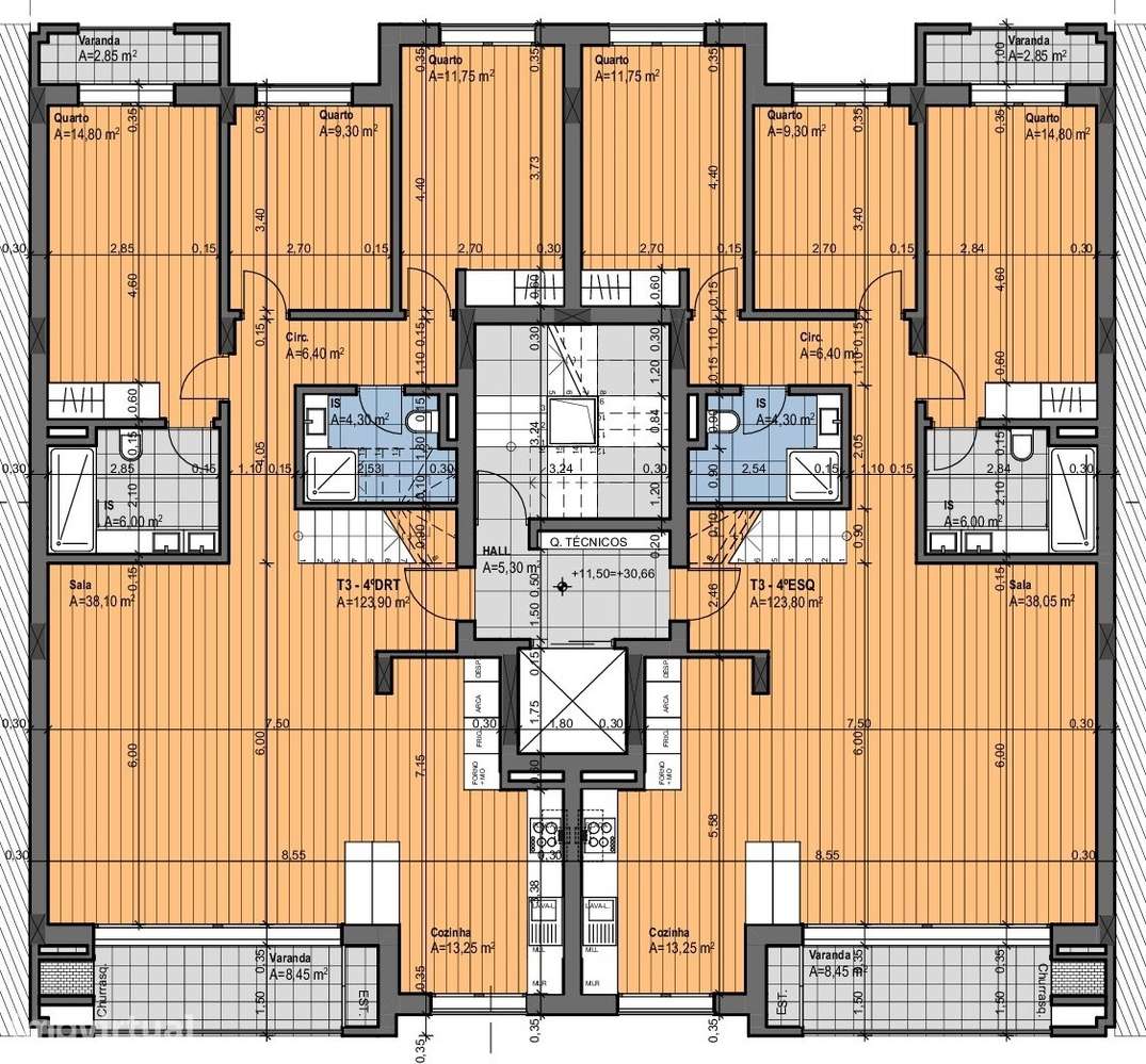 Apartamento T3+2 Duplex Venda em Montijo e Afonsoeiro,Montijo - Grande imagem: 4/27