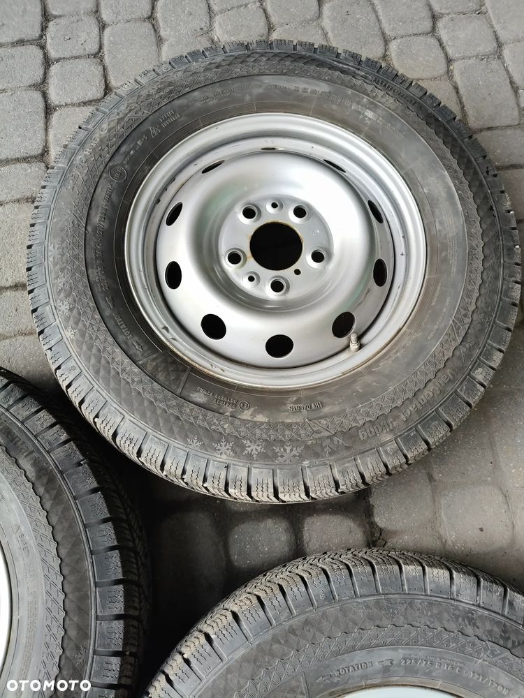 Koła zimowe Fiat Ducato - 5x130 - 225/75R16C Continental + Kolpaki - 13